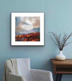 Luisa Holden, Autumn Moor Study, Art of Yorkshire Moors, Original Landscape Art