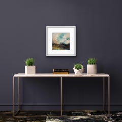 Luisa Holden, Beyond the Ridge, Affordable Semi Abstract Art, Mixed Media Art