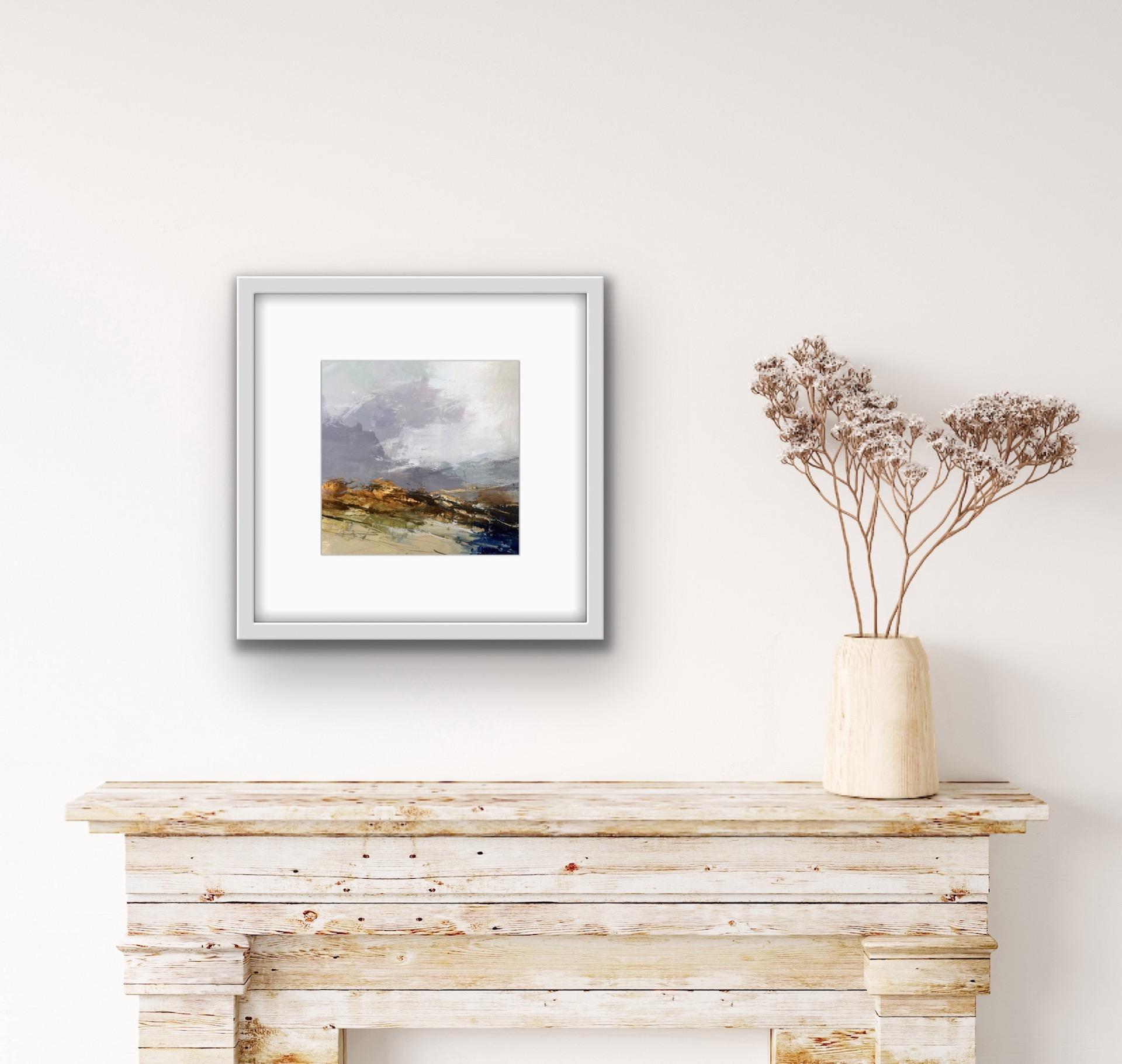 Luisa Holden, Lavender Grey Sky, Landscape Painting, Affordable Art, Art Online For Sale 1