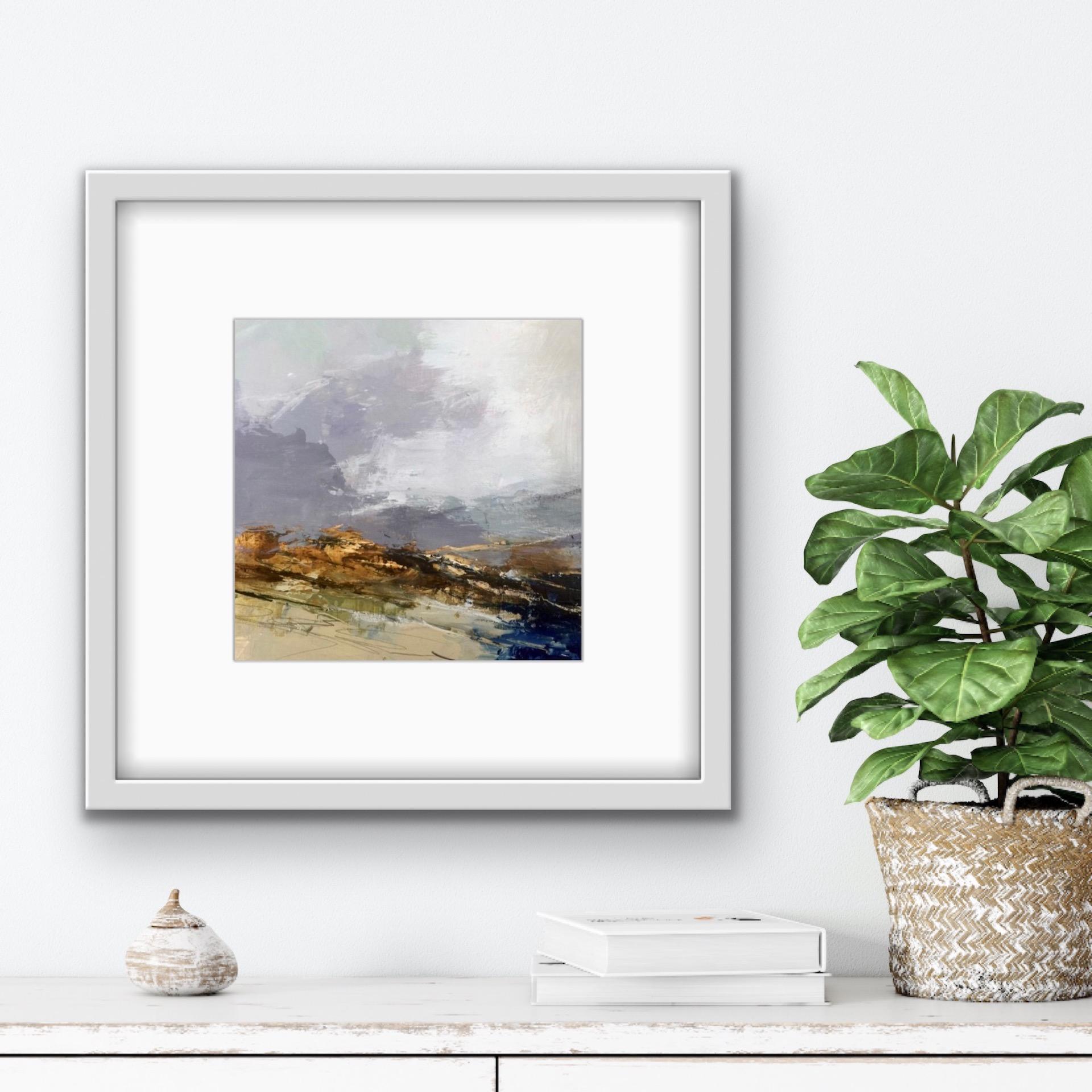 Luisa Holden, Lavender Grey Sky, Landscape Painting, Affordable Art, Art Online For Sale 2
