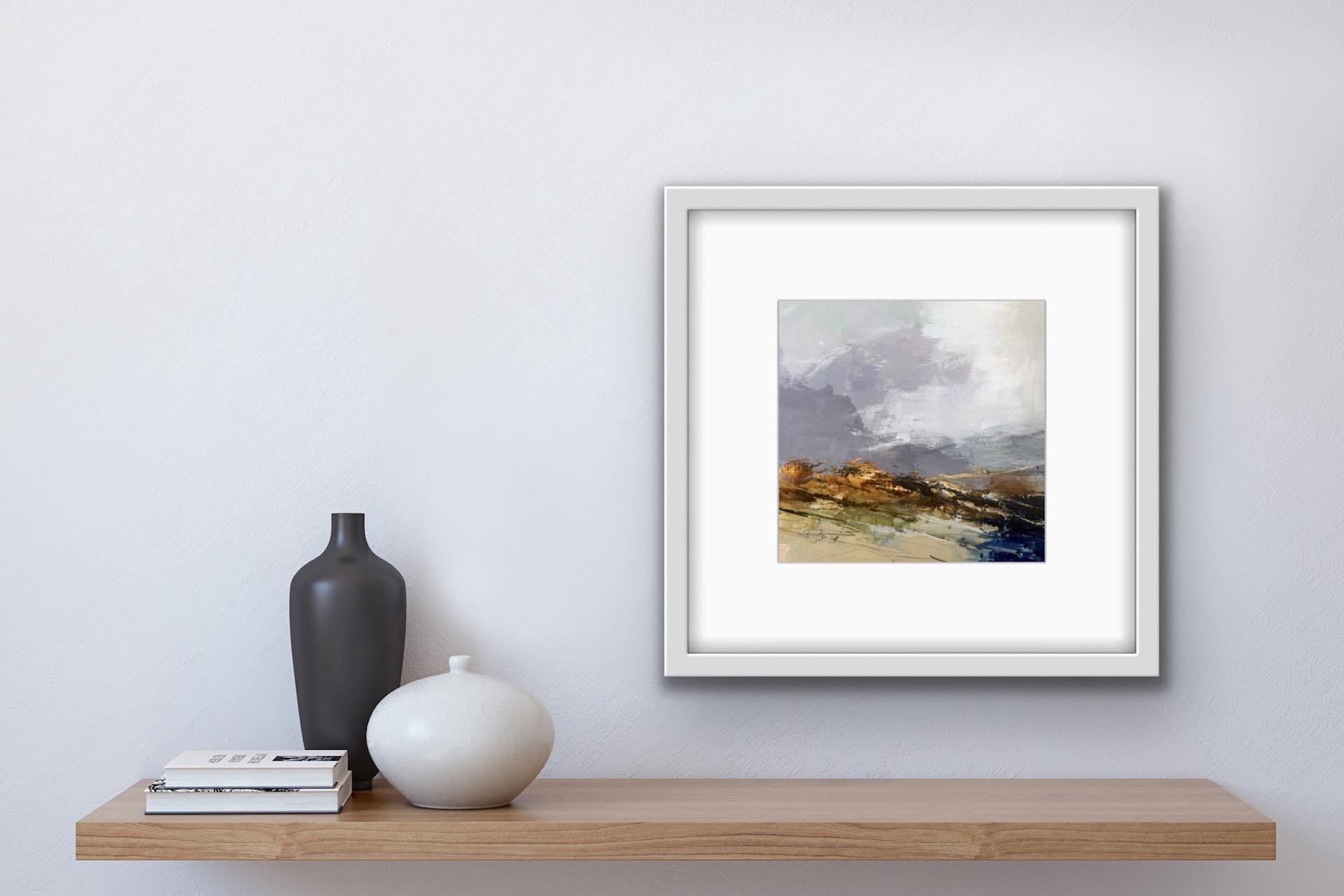 Luisa Holden, Lavender Grey Sky, Landscape Painting, Affordable Art, Art Online For Sale 3