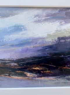 Luisa Holden, Purple Moorland Panorama, Affordable Art, Original Painting