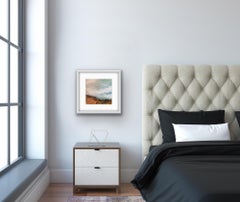 Windswept Moorland, Abstract Landscape Painting, Expressionist Art, Layered Art