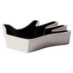 Luisa Parisi Blanco y Negro Impronta - Bandeja Pin Mano Para Cassina