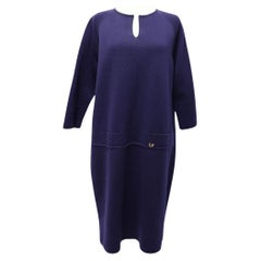 Luisa Spagnoli - Abito in maglia blu - L.