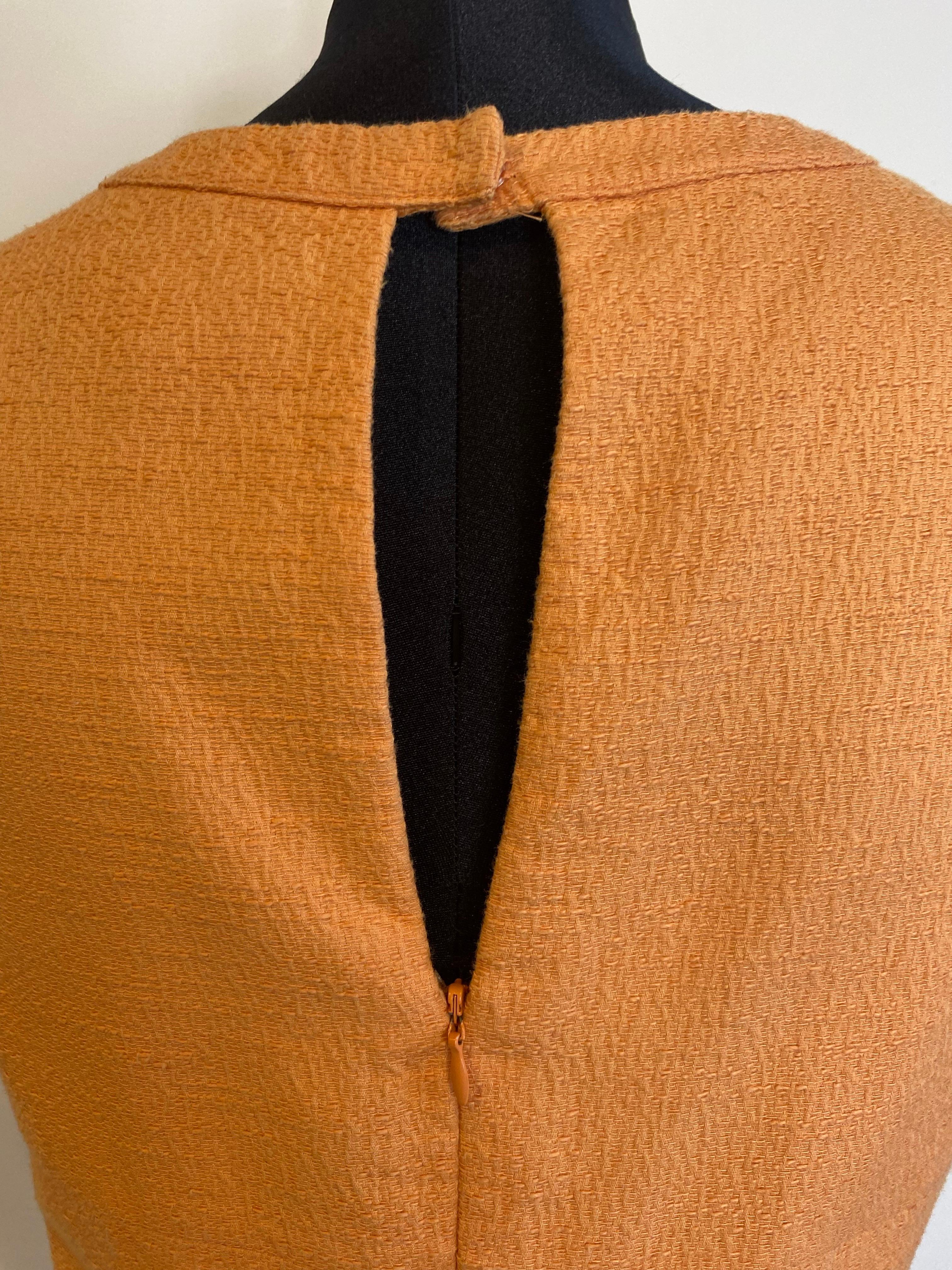 Vestido naranja Luisa Spagnoli. en venta 1