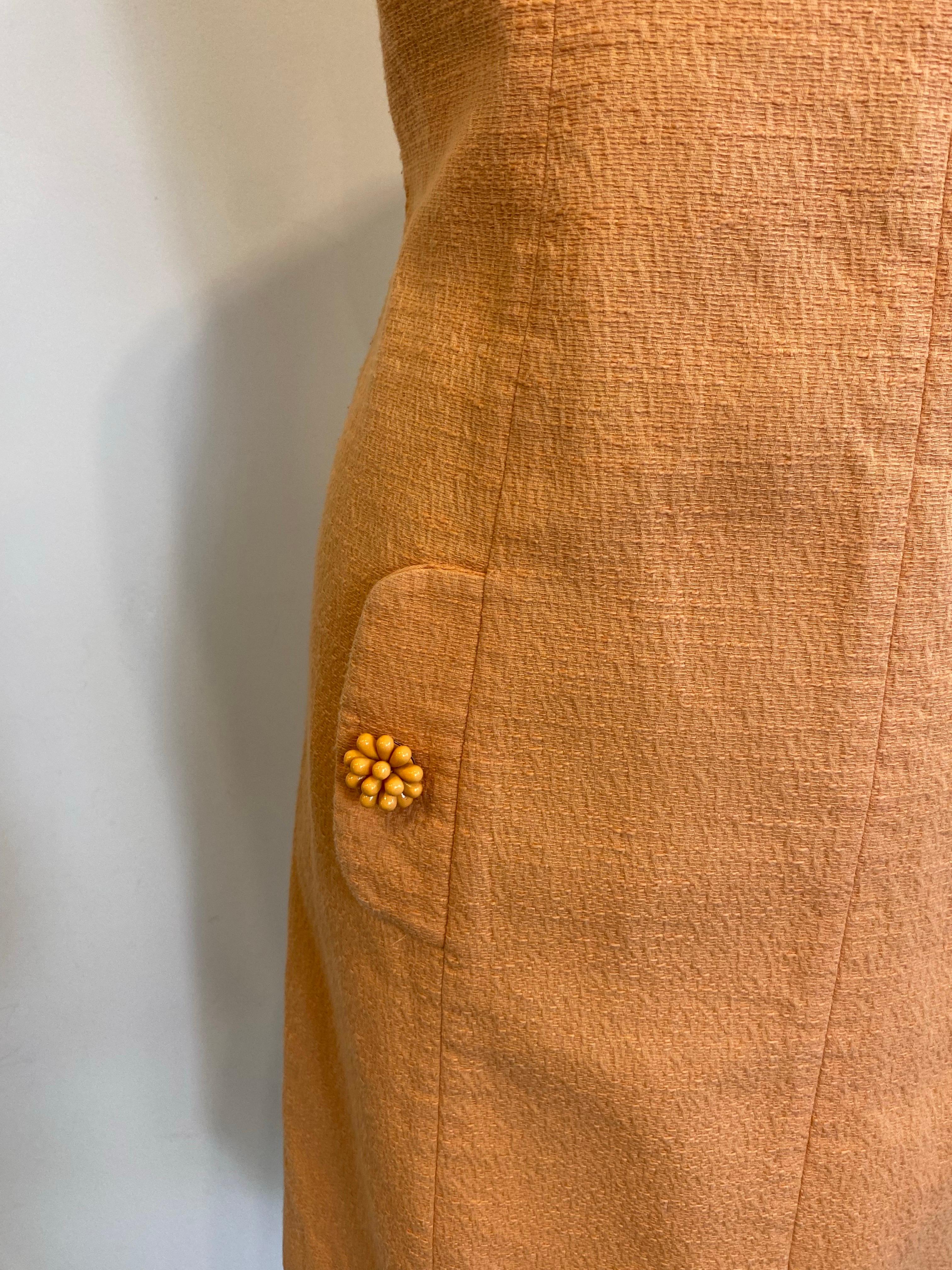 Vestido naranja Luisa Spagnoli. en venta 2