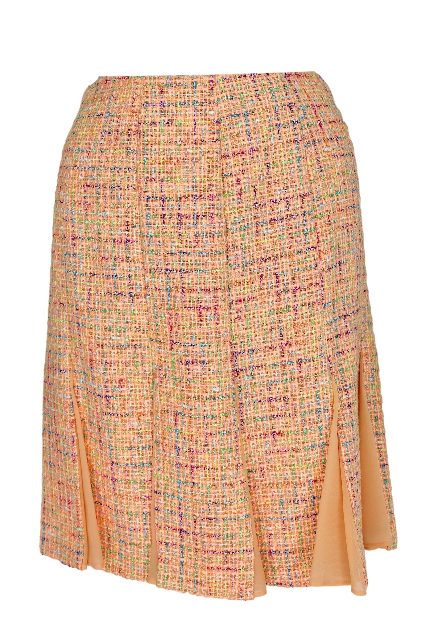 Luisa Spagnoli Pink Boucle Cocktail Skirt Suit 3
