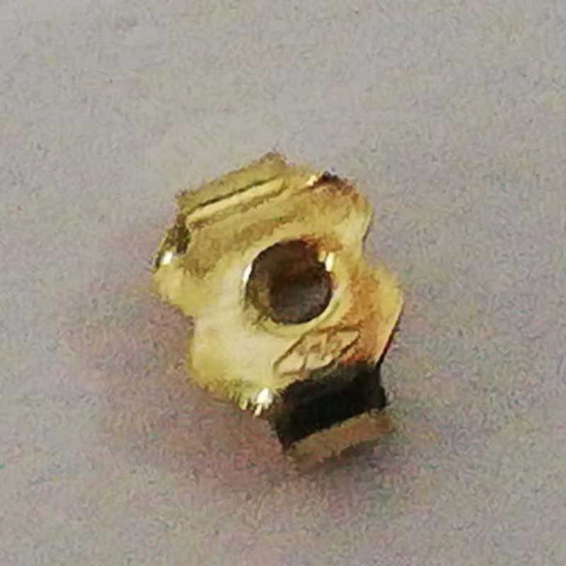 Luise Pearl Yellow Gold Flower Earrings In Good Condition For Sale In Marcianise, Marcianise (CE)