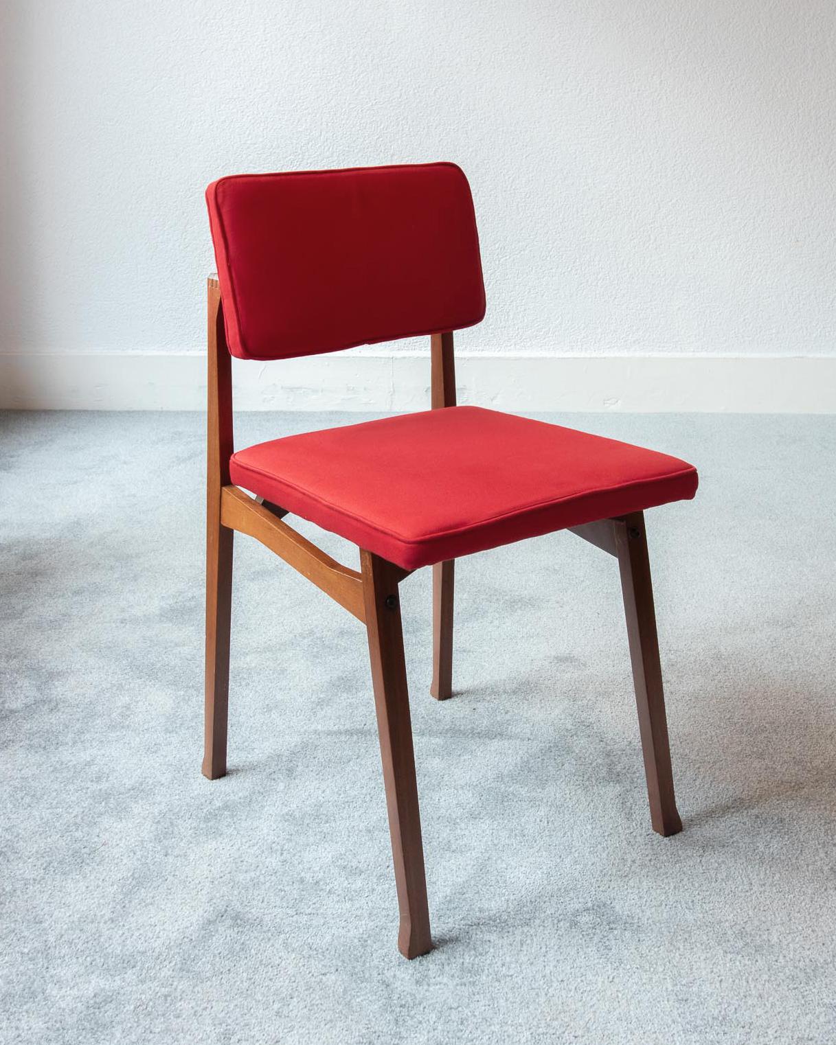 italien Chaises de salle à manger Luisella de Franco Albini, ed.Poggi 1955 en vente