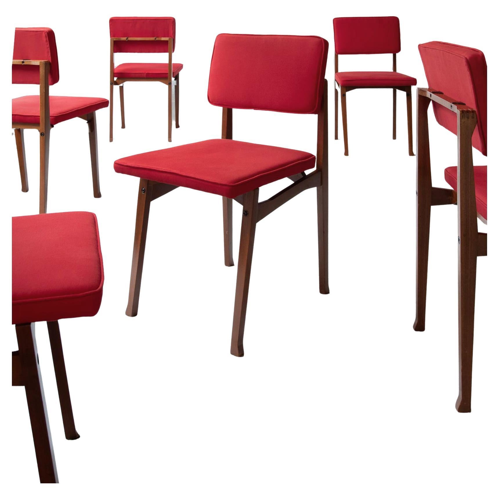 Luisella dining chairs by Franco Albini, ed.Poggi 1955