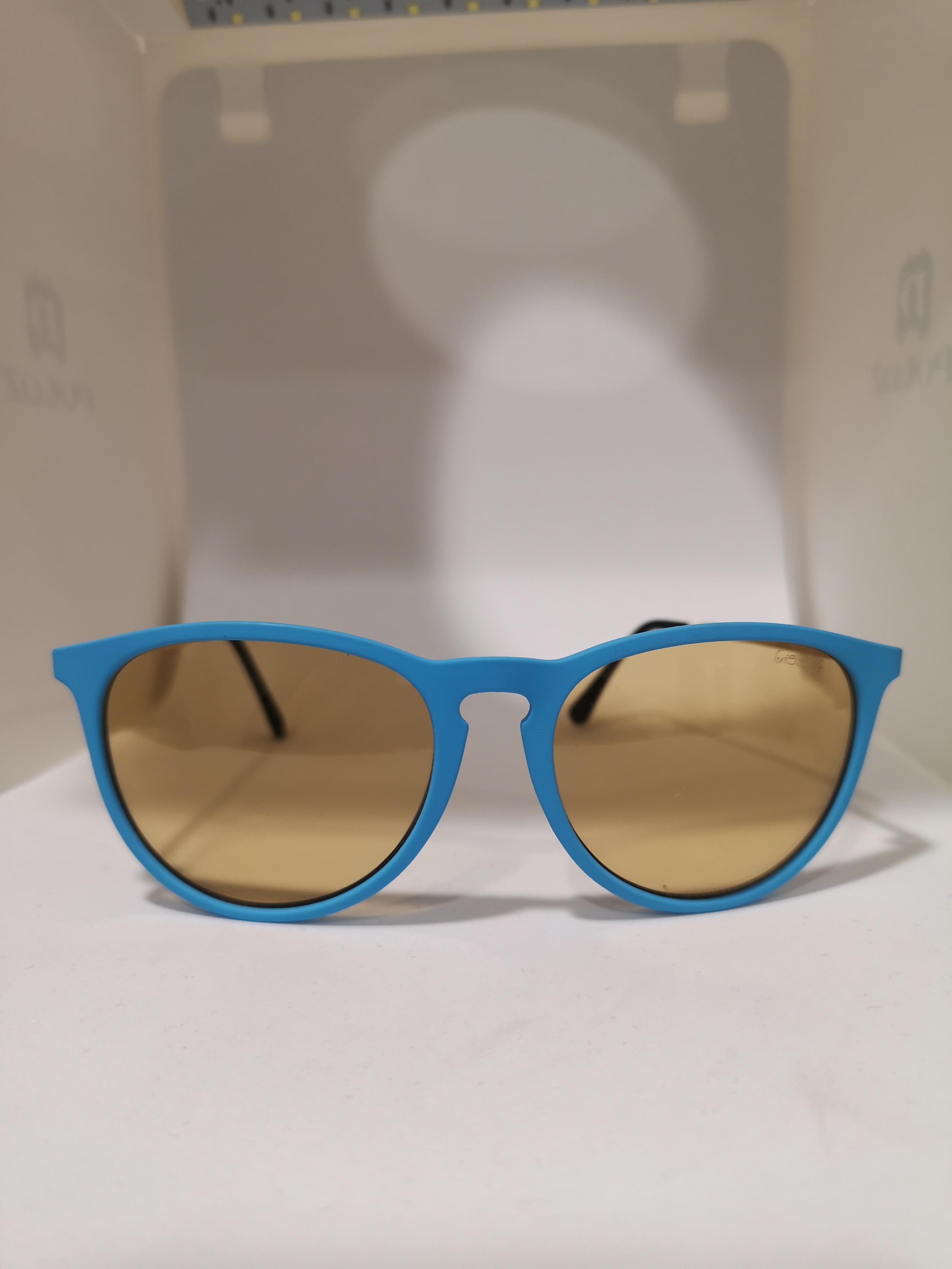 Luisstyle blue light orange lens sunglasses NWOT 1