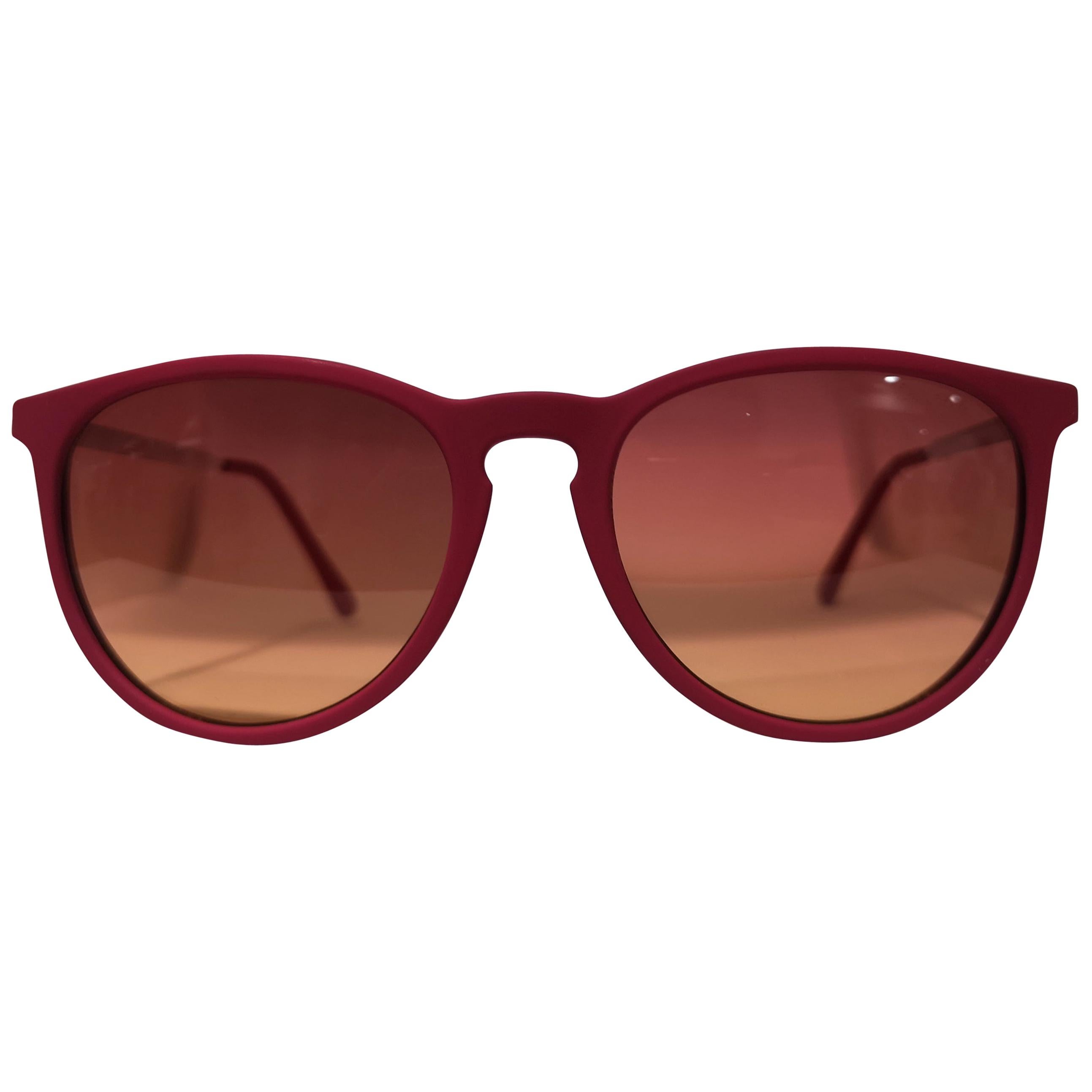 Luisstyle fucsia and orange lens sunglasses NWOT