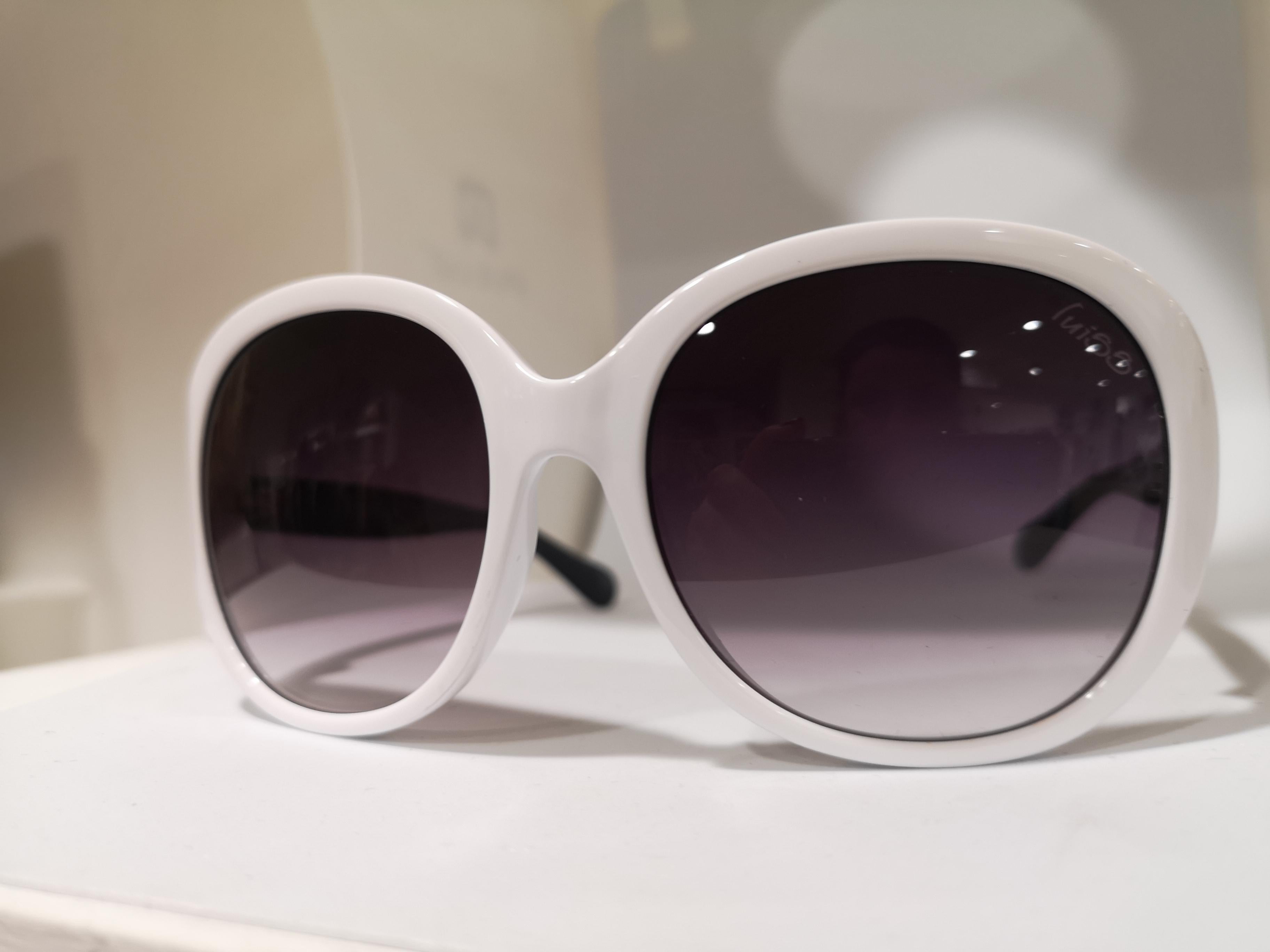 Luisstyle white sunglasses NWOT  2