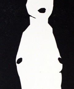 Black and white - XXI century, Young artist, Figurative print