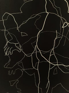 Linopomi. Giovane artista, Stampa figurativa, Linocut, Bianco e nero, Arte polacca