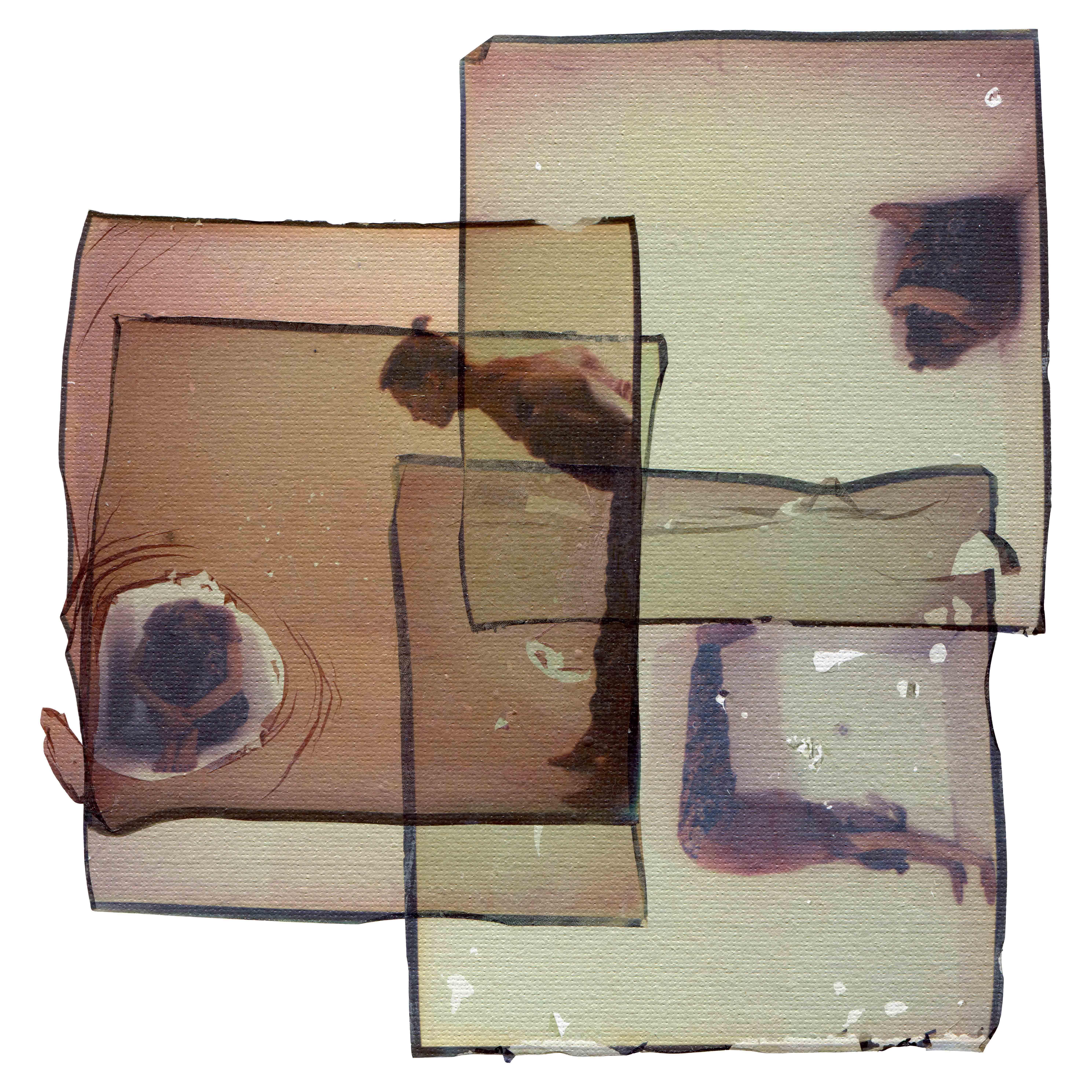 Lukas Brinkmann Abstract Photograph – Out of Line – Zeitgenössisch, Polaroid, 21. Jahrhundert, Farbe, Konzeptionell