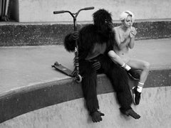 "Eva and Gorilla" Photography 16.5" x 23" inch  Edition 5/10 by Lukas Dvorak 