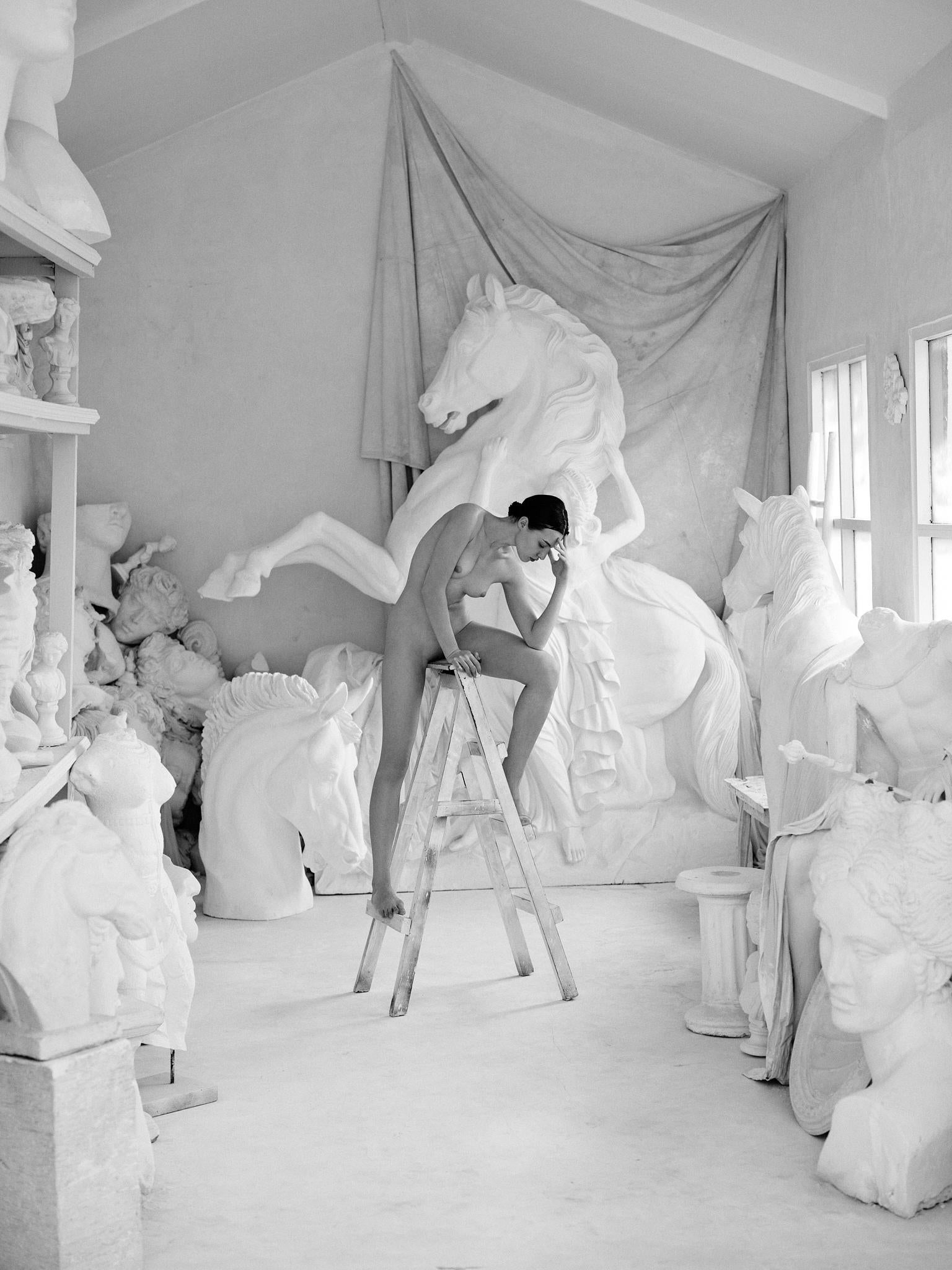"La Pace Tre Le Statue 4" Photography 47 x 35 in Ed of 3 by Lukas Dvorak