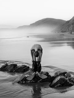 "The Diver 2" Black & White Photography 39 x 29.5 in Ed. of 3 by Lukas Dvorak