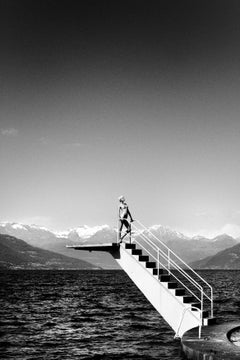 "Lago di Como" Fotografia 39" x 29,5" pollici Edizione di 4 di Lukas Dvorak