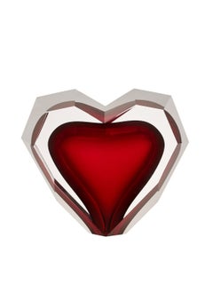Lukáš Jabůrek Escultura Corazón de Cristal de Bohemia soplado y tallado a mano - Grande