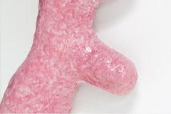 Lukas Saint-Joigny, Espejo de pared contemporáneo rosa, poliuretano, París, 2020