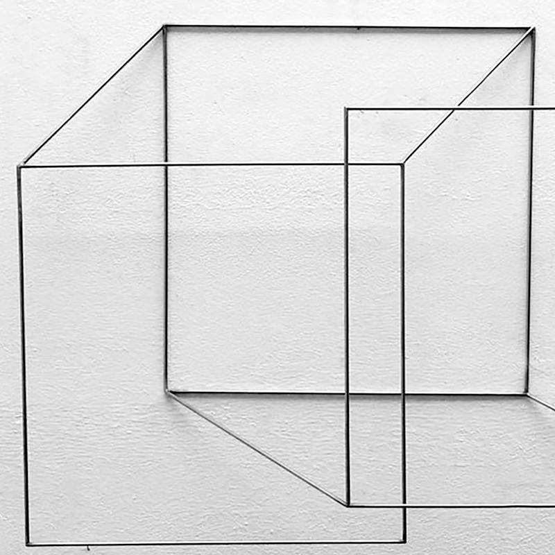Espacio Compartido II - 21e siècle, Art contemporain, abstrait, sculpture en fer en vente 1