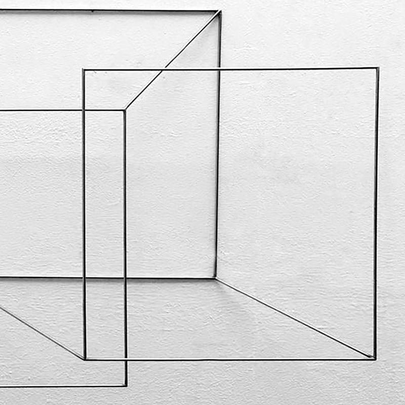 Espacio Compartido II - 21e siècle, Art contemporain, abstrait, sculpture en fer en vente 2
