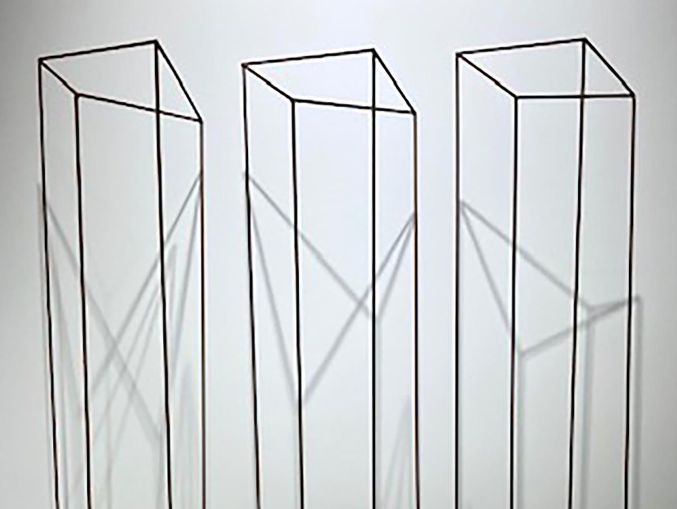 Ilusión I (Triptych) - 21st Century, Contemporary Art, Abstract Sculpture, Iron For Sale 3
