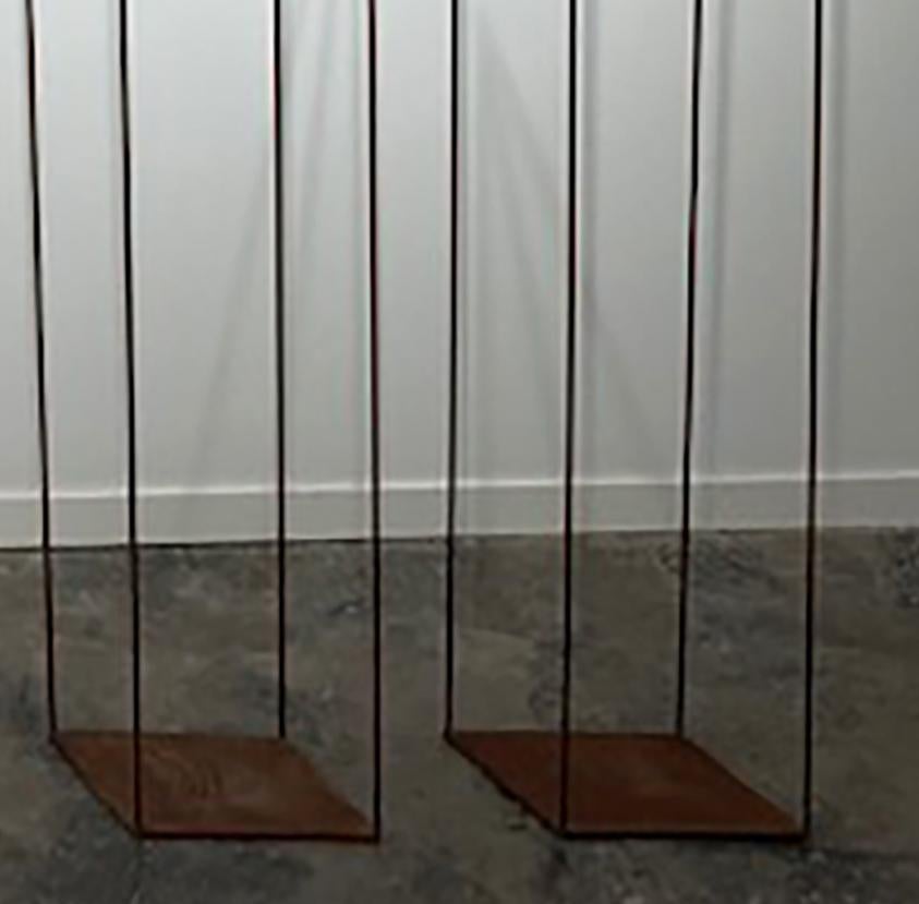 Ilusión I (Triptych) - 21st Century, Contemporary Art, Abstract Sculpture, Iron For Sale 4