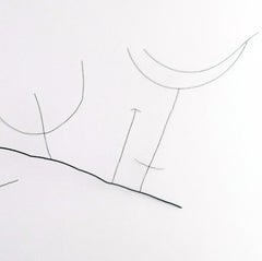 Libre - 21° secolo, Arte contemporanea, Scultura astratta, Ferro, Filo metallico