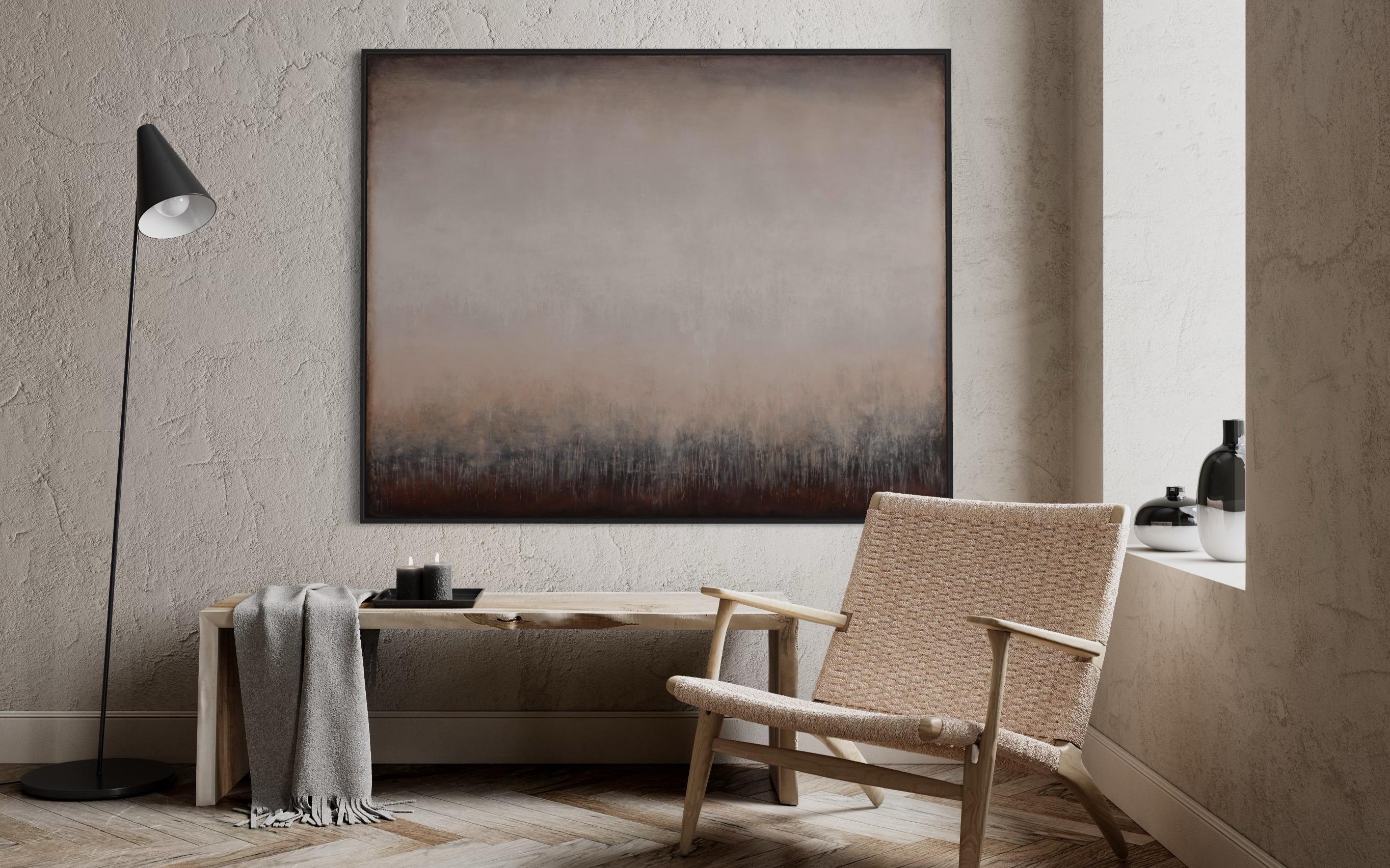 Brand New Day (Abstract, Contemporary, Minimal) - Minimalist Painting by Lukasz Olek