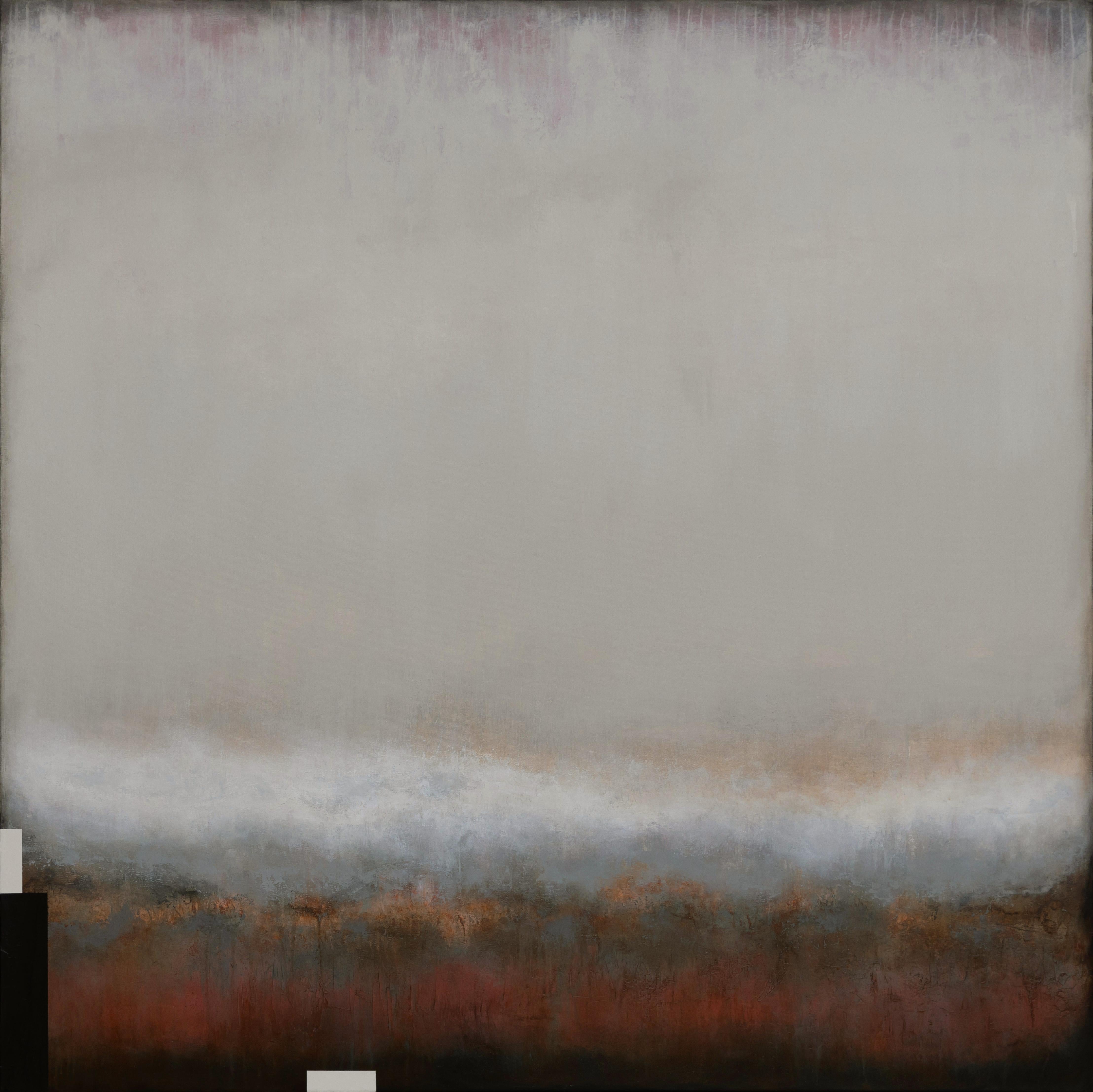 Distortion (Abstrak, zeitgenössisch, minimalistisch) – Painting von Lukasz Olek