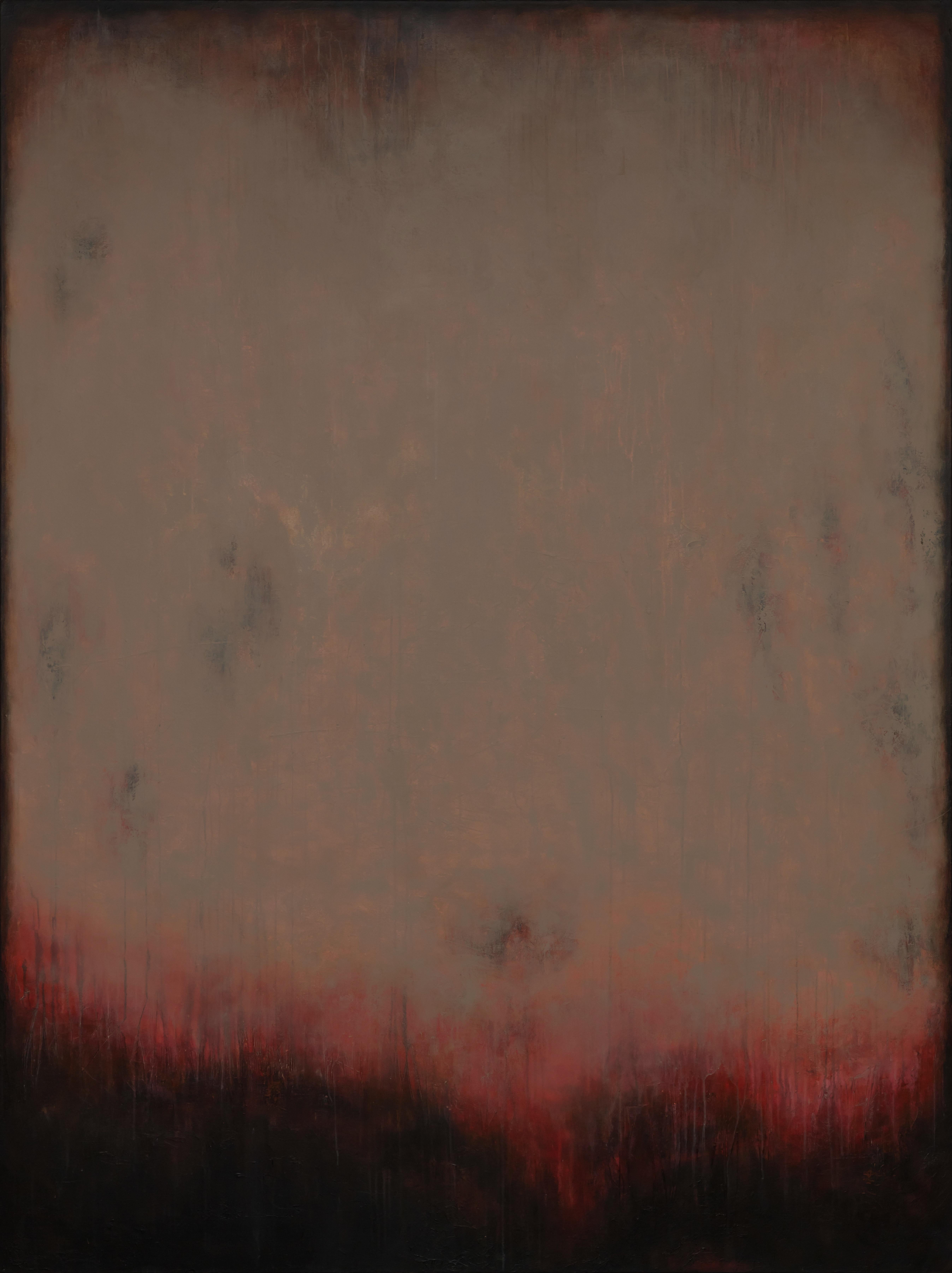 Lukasz Olek Abstract Painting – I Know The End (Abstrakt, zeitgenössisch, minimalistisch)