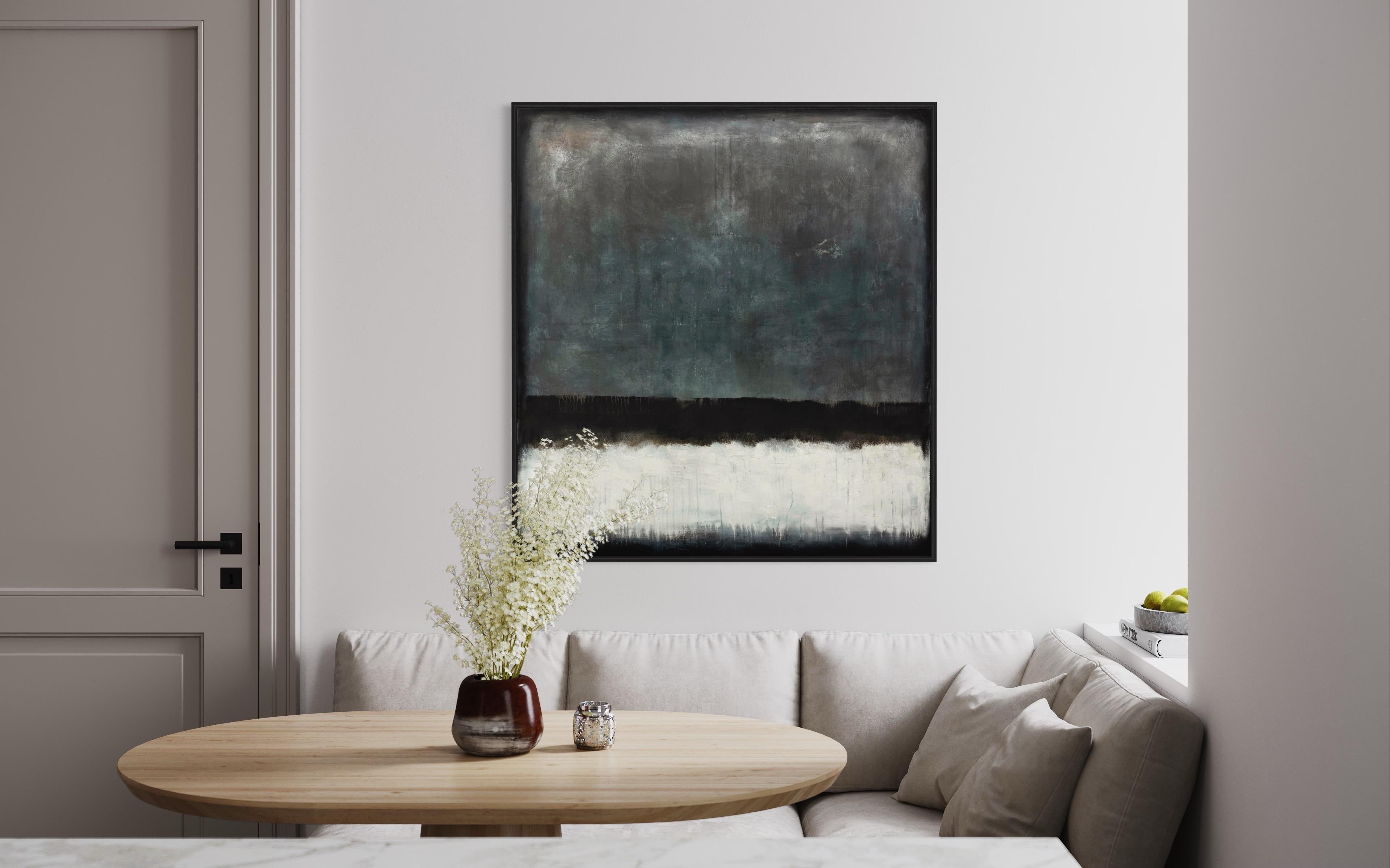 In The Cold Winter Night (Abstract, Contemporary, Minimal) For Sale 4