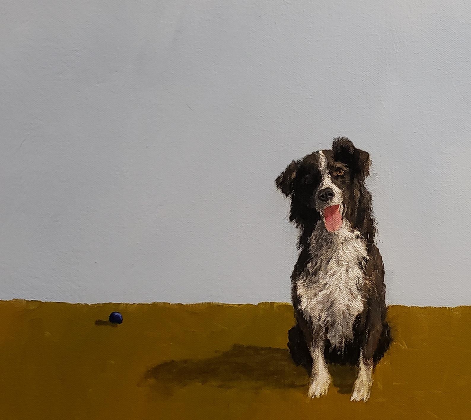 dog shadow painting