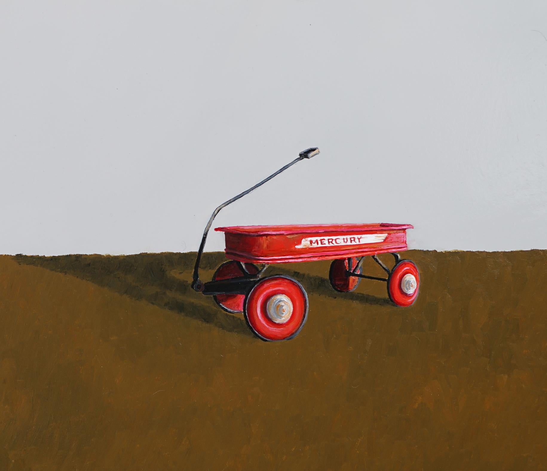   MERCURY WAGON  Realist Light and Shadow Oil on Panel Texas Livestock 16