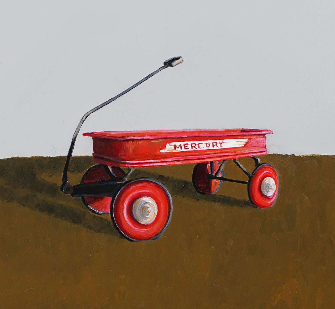 MERCURY WAGON  Realist Light and Shadow Oil on Panel Texas Livestock 16