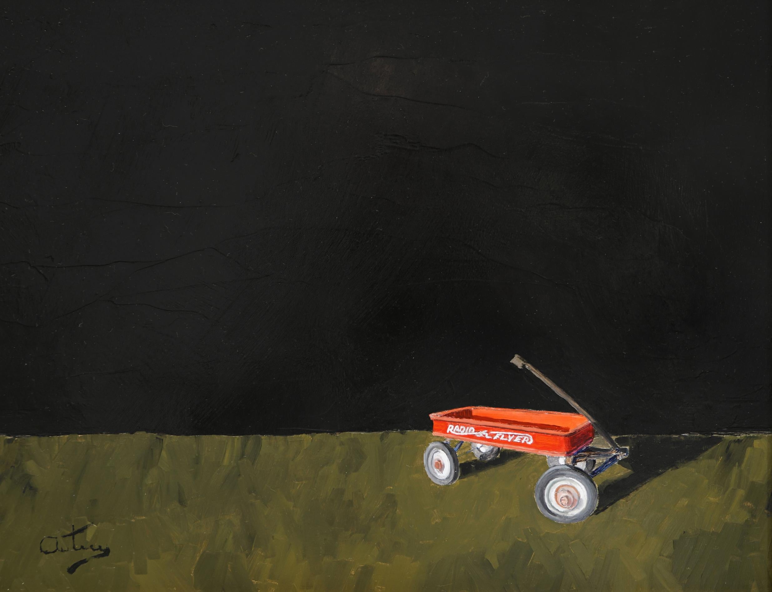 RADIO FLYER  Realist  Light and  Shadow Oil on Panel 11