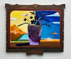 Geteilte Landschaft: Berge und Meer