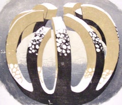 Luke Gwilliam (1911-1989), Mnemonic Form, 1974, woodcut