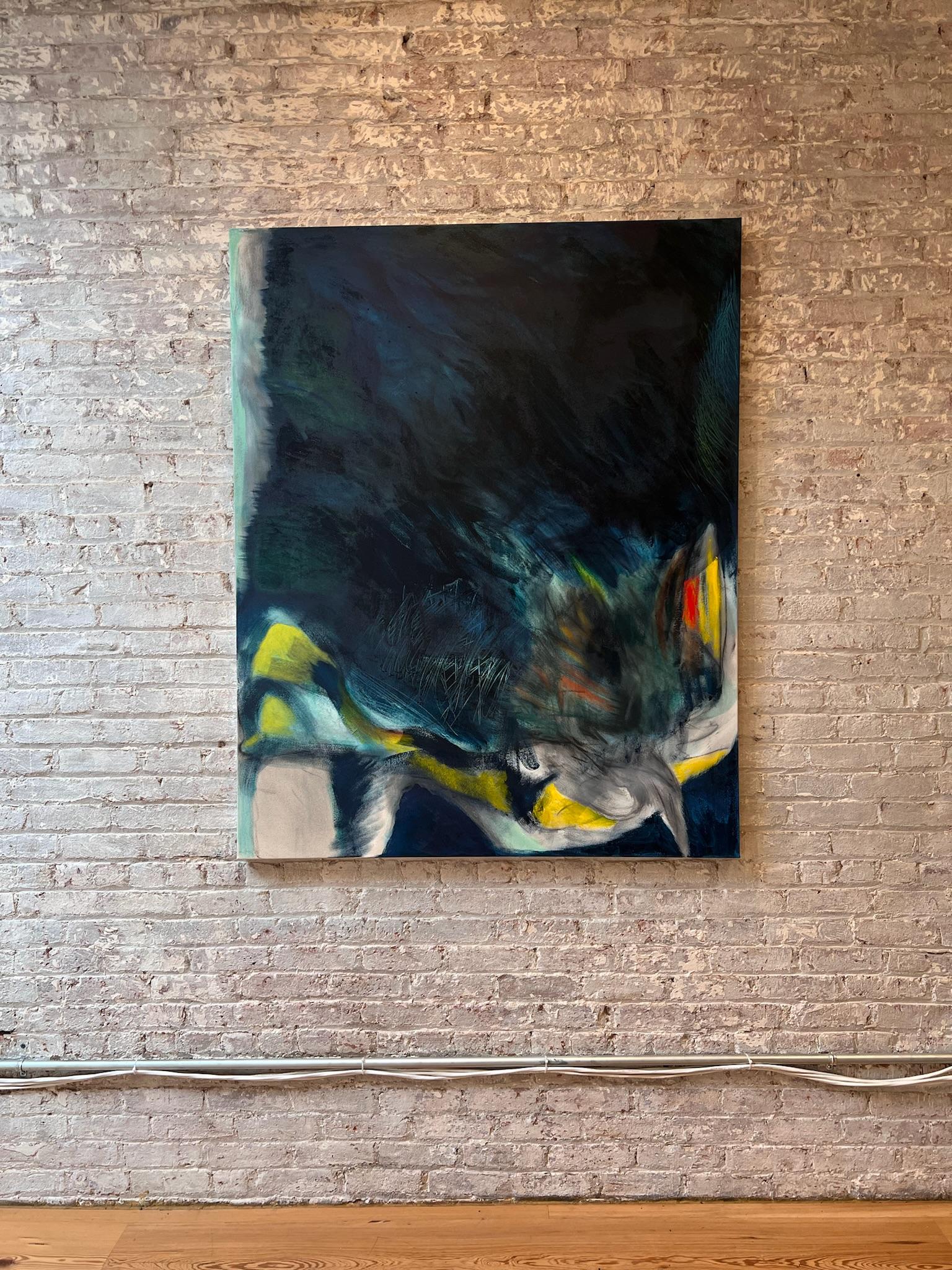 The Flying the Depths 2023 (Abstrakter Expressionismus), Painting, von Luke Jackson