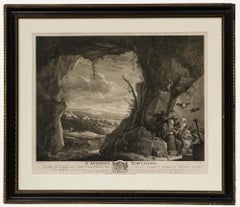 L. Sullivan d'après D. A. - Gravure du XVIIIe siècle, Les tentations de saint Antoine
