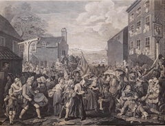 Antique The March to Finchley, after William Hogarth