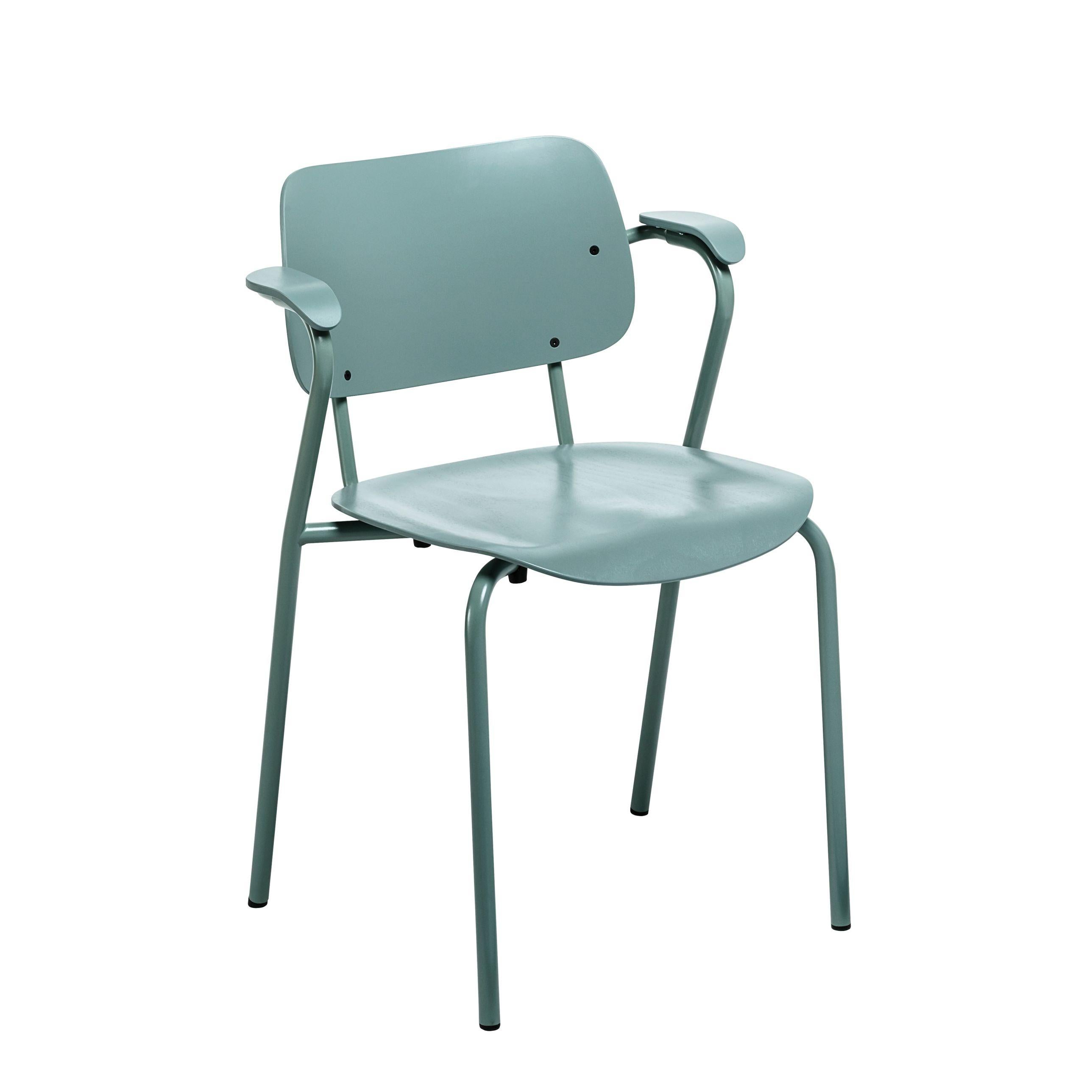 Mid-Century Modern Lukki Chair in Stone White by Ilmari Tapiovaara & Artek