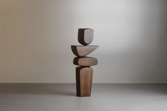 Lull No1 Contemporary Wooden Sculpture – Decorative Object by Joel Escalona