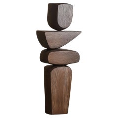 Lull No1 Escultura contemporánea de madera - Objeto decorativo de Joel Escalona
