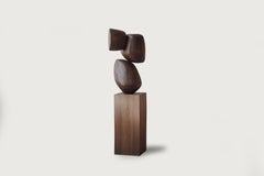 Lull No112 Totem-Skulptur aus Holz von Joel Escalona - Perfekt für luxuriöse Spaces