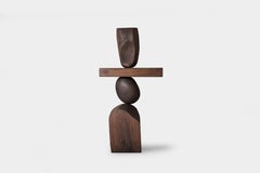 Totem en bois Lull No114 de Joel Escalona - Idéal pour une décoration minimaliste